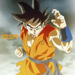 Goku fight pose