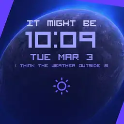 What is time again