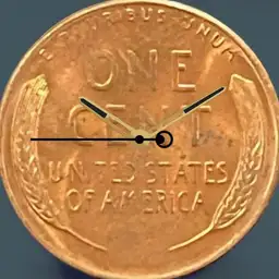 Copper , Lincoln Wheat Penny, U.S , 1958