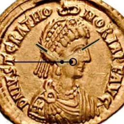 Byzantine Gold, Solidus, Justa Honoria, 455 CE
