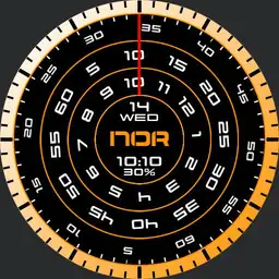 NOR_005_Analog_Rotary_Moving_Clock_Face_Ver.