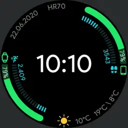 lees active 2 watch face