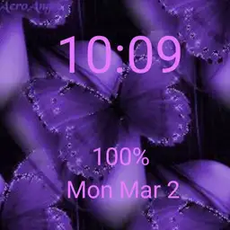 Purple butterfly