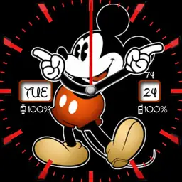 Mickey Watch - HR, Battery, Weather Copy