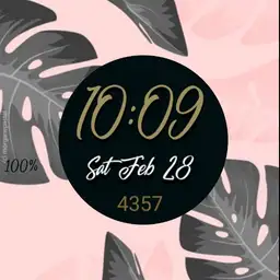 Pink and black