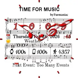 MUSIC SONG SHEET Tells the Time #2 - WOS6