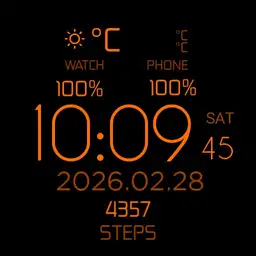 Simple Black Essentials with step counter_v2