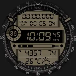 CAMEL LCD BLACK DESERT CHRONOMETER Copy