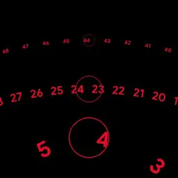Gyratory Decimal Time Watch