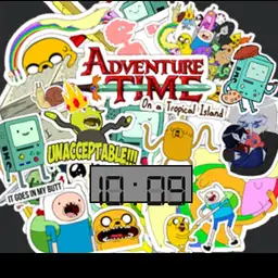 Adventure Time Stickerbomb