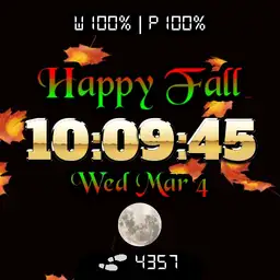 Happy Fall Animated