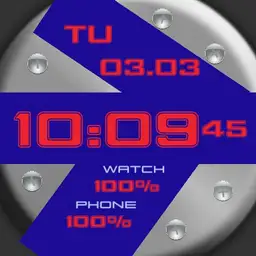 Watch 14 red blue