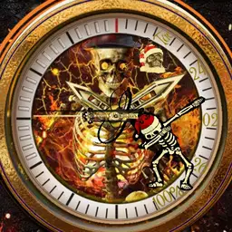 Skull Gold Christmas