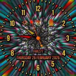Colourful psychedelic motion. Copy