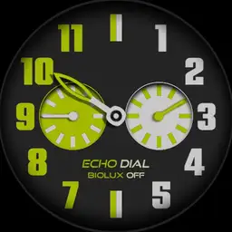 Brute ECHO DIAL Biolux Edition Regulator Watch Lume
