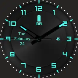 Teal Dark Analog
