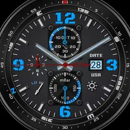 RUGGED Tickwatch2 blue mod HG7AN