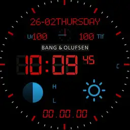 BeoWatch, DANSK DANISH layout, low energy, inspired by BANG OLUFSEN products - . Made for free with love Copy