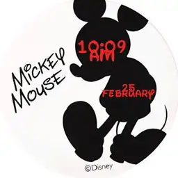 Mickey Mouse Black/Red