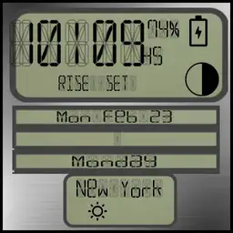 super retro lcd