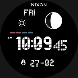 Nixon Super Unit White Custom Surf
