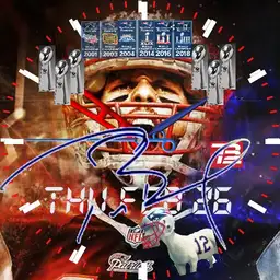 Tom Brady GOAT 6x Champ Watchface