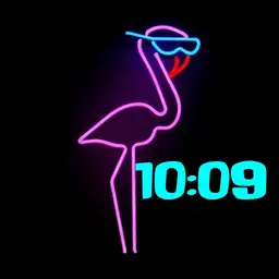 Neon Flamingo
