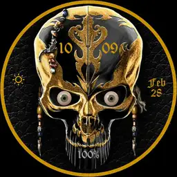 Googly skull digital