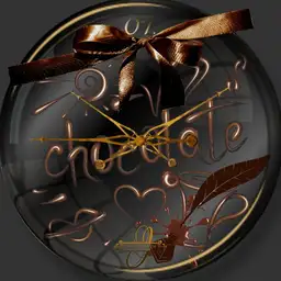 Schokolade Schrift