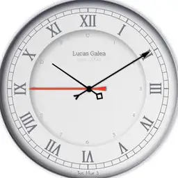 Lucas classic white watch