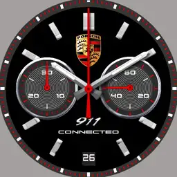 Porsche Black/Red Copy
