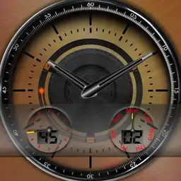 Shiny Orange, Red and Black