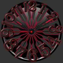 Red and Black Pattern