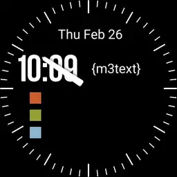 Calendar Watch nr. msg and timer luncher v.1
