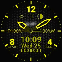 Carbon Fiber Dark V v3.0 yellow
