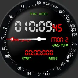 Digital watchface J.B