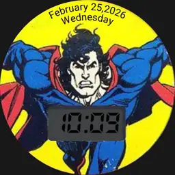 Superman Digital Watch 1996