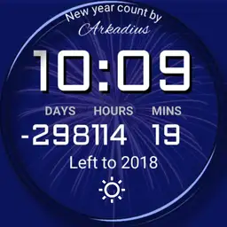 New year counter