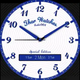 Thor Watches.White Blue Gent build.