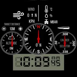 Brute SNIPER RECON All In One Dashboard Military Field Watch