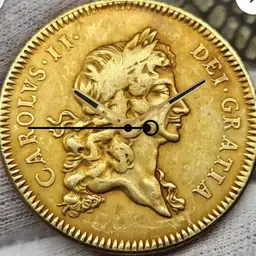 Gold, Charles II, England 1660-1685 CE