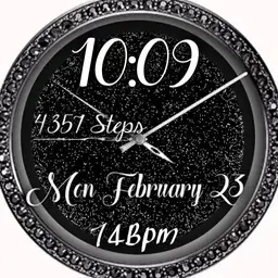 glitter diamond watch