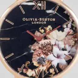 flower black marble burton