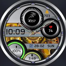 Inside the clock