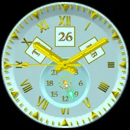 Yellow Blue watch