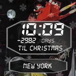 electric retro Christmas