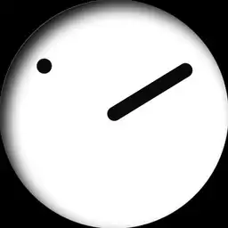 Brute LESS IS MORE Minimalistic Black & White 2 In One Watch
