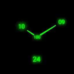 Screen Saver Clock Day date Battery Colored Copy
