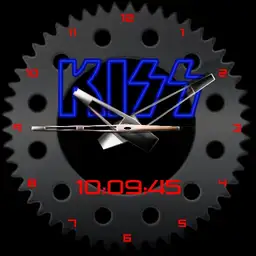Kiss red blue