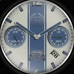 Mini cooper timepiece